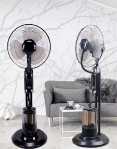 Electric Floor Standing Water Tank Spray Cooling Fan Outdoor Garden Oscillating Mount Mist Fans for Hotel Household Use