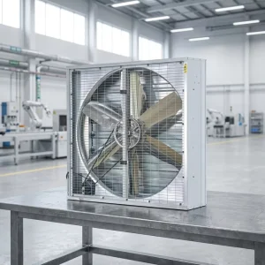 Electric Galvanized Axial Flow Exhaust Fan Thickened Ventilation Motor 220/380V 6 inch Blade Diameter High Power