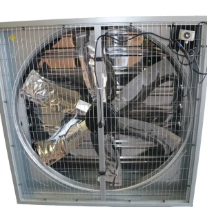 Electric Galvanized Industrial Exhaust Fan with Stainless Steel Blades for Motor & Dual Ball Bearing Ventilation System