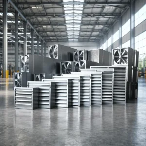 Electric Galvanized Push pull Exhaust Fan OEM Support for Universal Industrial Air Handling Factory Workshop Ventilation System