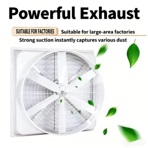 Electric Glass Fiber Reinforced Plastic Corrosion resistant Wall Mounted Axial Industrial Plant Ventilation Fan Stainless Steel