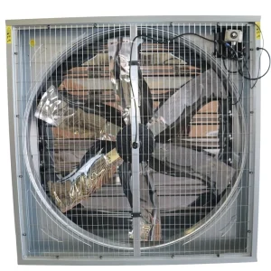 Electric Heat Dissipation Exhaust Fan Stainless Steel Dual Ball Bearing Sturdy Build for Data Center Server Room Temperature