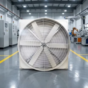 Electric Heavy Duty Fiberglass Exhaust Fan Full Copper Motor OEM Customizable for Workshop Livestock House (2 Year Warranty)