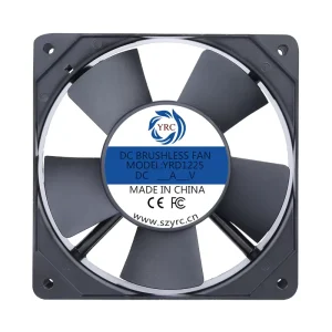 Electric High Temperature Axial Flow Fan 1125 High Speed Cooling Fan CE RoHS Approved Plastic OEM ODM Customizable 110mm X 110mm