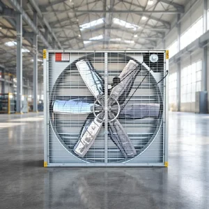 Electric Hot-Dip Galvanized Push-Pull Fan for Livestock Vertical Ventilation, Ammonia and Moisture Removal