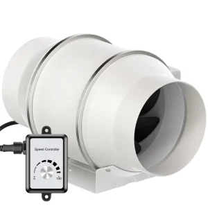 Electric Industrial Axial Exhaust Fan with Ball Bearing and Plastic Blades OEM ODM Customizable
