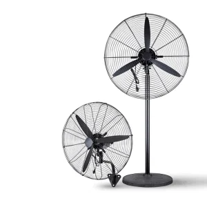 Electric Industrial Fan High Power Floor Standing Wall Mounted Oscillating Large Air Volume Axial Flow Fan for Factory Workshop