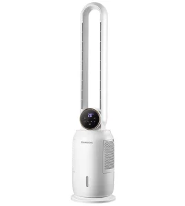 Electric Leafless DC Motor Floor Pedestal Fan Air Circulator Purifying Cooling Tower Fan