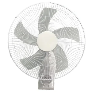 Electric Mechanical Five blade Low noise Air Cooling Wall mounted Oscillating Fan 13 17 Blade Diameter 30 34 DB Quiet Operation