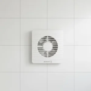 Electric OEM ODM Ultrathin Plastic Panel Window Wall Mounted Exhaust Fan Shaded pole Motor 100% Copper Coil 220/230V 45-50dB