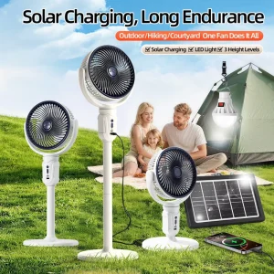 Electric One Piece Stand Pedestal Fan Remote Control Plastic Air Cooling Tower for Household & Hotel Floor Installation