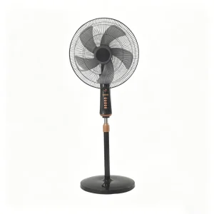 Electric Pedestal Fan 4 Speed Strong Wind 18 Inch Oscillating Outdoor & RV Use Cooling Fan with Timer Function