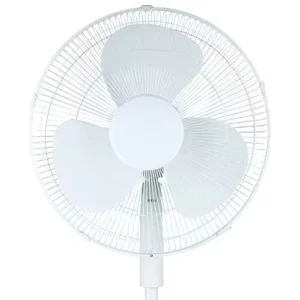 Electric Plastic Air Cooling Fan 3 Speed AC Motor Oscillating Adjustable Height Low Energy Efficient Household Office Hotel Use