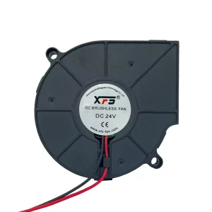 Electric Plastic High Speed Low Noise Centrifugal Blower Fan 7515 Industrial Exhaust Cooling DC 12V 24V OEM ODM XFS Brand