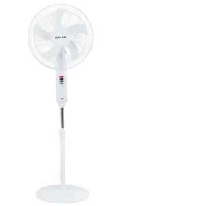 Electric Portable Usb Standing Charging Floor Stand Solar Fans 12V DC 16 18 Inch Rechargeable Fan With Solar Panel