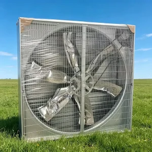 Electric Push Pull Axial Exhaust Fan Anti Rust Galvanized Frame OEM Industrial Ventilation Cooling Fan