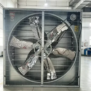 Electric Push-Pull Galvanized Axial Flow Exhaust Fan for Deodorization and Cooling in Pig Houses, Cattle Barns, Chicken Coops, and Stables