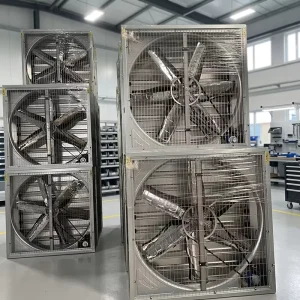 Electric Push pull Hot dip Galvanized Stainless Steel Exhaust Fan Wall mounted Belt driven Ventilation Cooling Fan for OEM