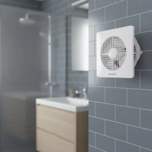Electric Slim Design Plastic Window Mechanical Control Shaded Pole Motor Low Noise 46dB 17W Household Use Portable Wall Fan