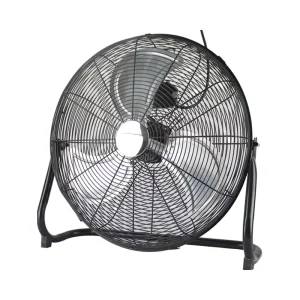 Electric Tower Air Cooling Fan Metal Floor 3 Speed AC Motor Mechanical Control Low Noise Strong Wind Commercial Garage Hotel