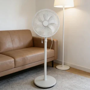 Electric Tower Pedestal Fan Export Household Floor Fan with Shaking Head Feature