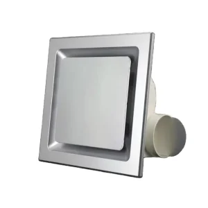 Electric Ventilation Ceiling Mounted Plastic Exhaust Fan Silent Axial Flow White 200m3/h