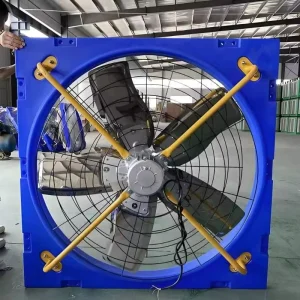 Electric Wall-Mounted Axial Fan for Cow House and Cattle Farm Exhaust Ventilation, Ball Bearing, OEM Customizable