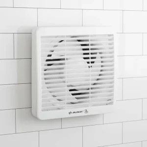 Electrical Back Shutter Axial Exhaust Fan with Ball Bearing AC 6 Inch Window Ventilation Fan OEM ODM Customizable