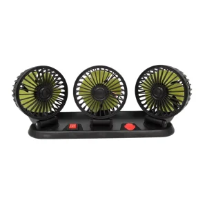 Electronic Mini Portable Air Car Fan USB Powered Vehicle Cooling 12V Air Cooler Fan for Car