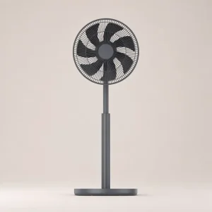Energy Saving 14 Inch BLDC Pedestal Fan 12 Speeds 7 Blades Sleep Mode Air Circulator 2 in 1 Floor Table Fan Rechargeable