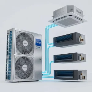 Energy Saving 2 Zone Multi Zone AC System for Home and Apartment