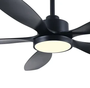 Energy Saving 52” Inch LED Ceiling Fan with 6 Speeds & Remote Control Practical Household Appliance & Air Cooling Features