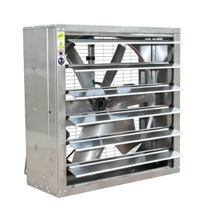 Energy Saving Auto Shutter High Volume Negative Pressure Exhaust Fan for Poultry Farm Greenhouse Dairy Cooling