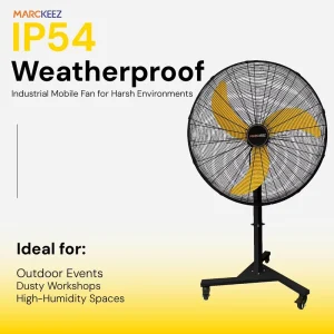 Energy Saving DC Motor 36 Inch Industrial Pedestal Fan Low Noise 59dB Waterproof Floor Fan With Timer for Gym Workshop