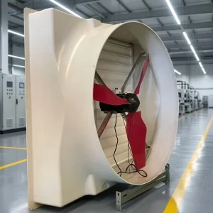 Energy Saving Electric EC Motor FRP Fiberglass Exhaust Fan IP65 Waterproof SMC Anti corrosion Ventilator Cooling Function for