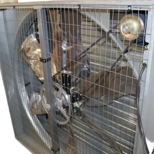 Electric Galvanized Steel Industrial Exhaust Fan with Stainless Steel Blades and Dual Ball Bearing for Factory Ventilation