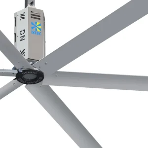 Energy Saving Industrial Ceiling Fans Large Air Volume HVLS Fans 24ft German Motor 6 Blades Aluminum Alloy 380V 220V