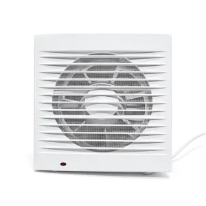 Energy Saving White ABS 4 Inch Plastic Wall Mounted Bathroom Kitchen Home Silent Ventilation Blower Motor Air Exhaust Fan