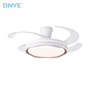 Energy saving Indoor Bedroom Remote Control Three color Temperature Adjustable 42 inch LED Invisible Ceiling Fan Light