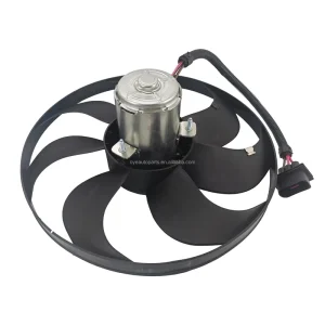Engine Cooling Fan Assembly 1J0959455F 6X0959455F 345mm 250W for VW Golf IV Jetta Bora Beetle Audi TT Replaces 6X0959455A