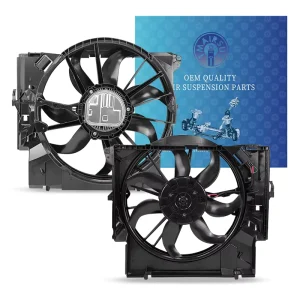 Engine Cooling Radiator Fan Cooling Fan Car for X1 E84 17427545366 17427544803