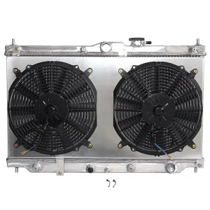 Engine Cooling System Full Aluminum Water Tank Radiator with Fan Shroud for Honda Accord Prelude 19010P39901