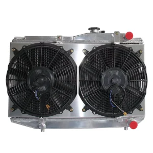 Engine Cooling System Full Aluminum Water Tank Radiator with Fan Shroud for Toyota Corolla 1.6L L4 1587cc ci RWD AE86