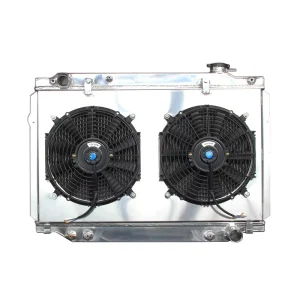 Engine Cooling System Full Aluminum Water Tank Radiator with Fan Shroud for Toyota Land Cruiser 80 SERIES Lexus LX450