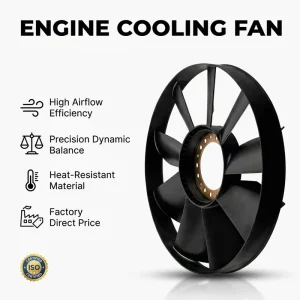 Engine Cooling Viscous Fan 51.06601.0275 58542 CFW42000P 51066010275 Fan Blade for MAN TGA E2000 F2000 TGS TGX Truck Spare Parts