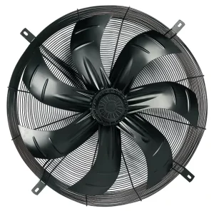 Enhanced Airflow External Rotor Integrated Fan Blades Optimized for Rotary Compressor Aftercooler Heat Dissipation