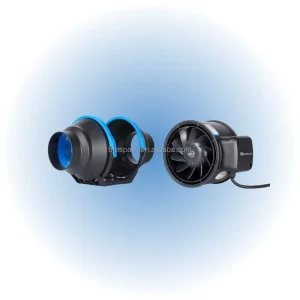 Ensuring Quiet Operation Mixed Flow Inline Fan with PP Material