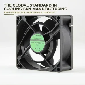Everflow 8032 Axial Brushless DC 12V Electric Cooling Fan High Speed Strong Flow Adjustable ODM Mobile Industrial Equipment