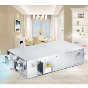 Exhaust Fan Duct Fan Single Room House Recuperator Ventilation ERV Heat Exchanger Motor Ultra slim Design