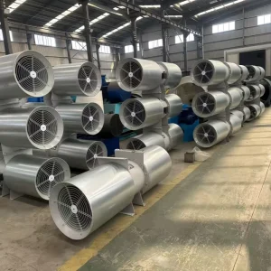Explosion Proof Axial & Radial Jet Fans with Silencers at Both Back Cast Iron Blades Electric OEM ODM Available